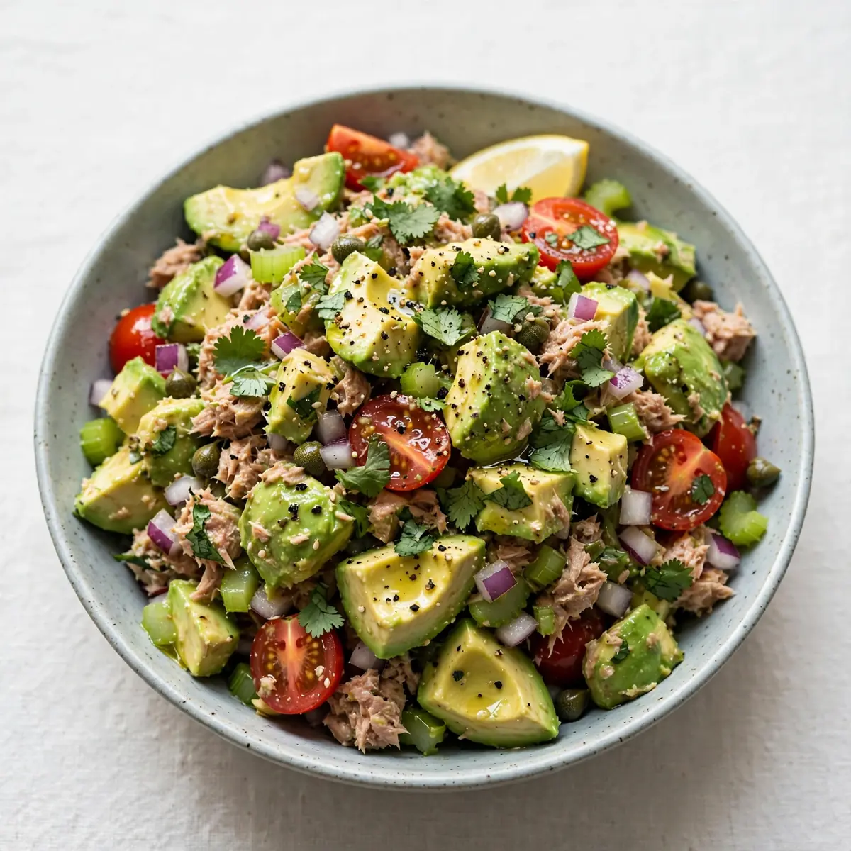 Avocado Tuna Salad Ingredients
