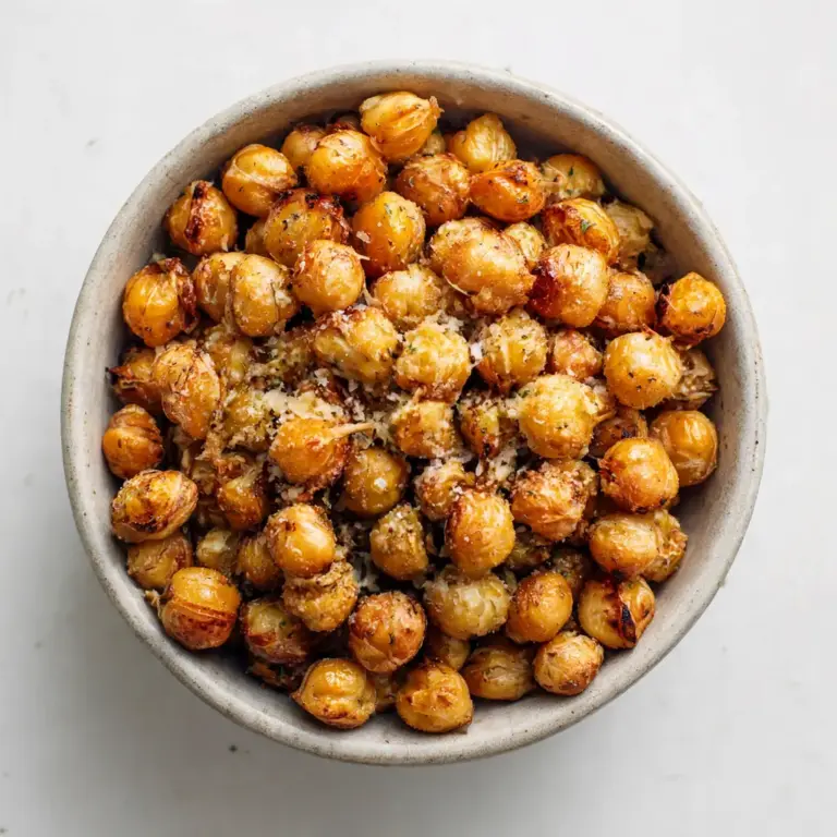 Baked Parmesan Chickpeas