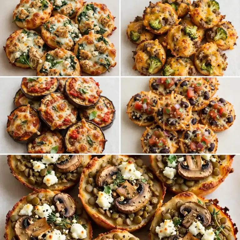 Baked Protein Pizza Bites