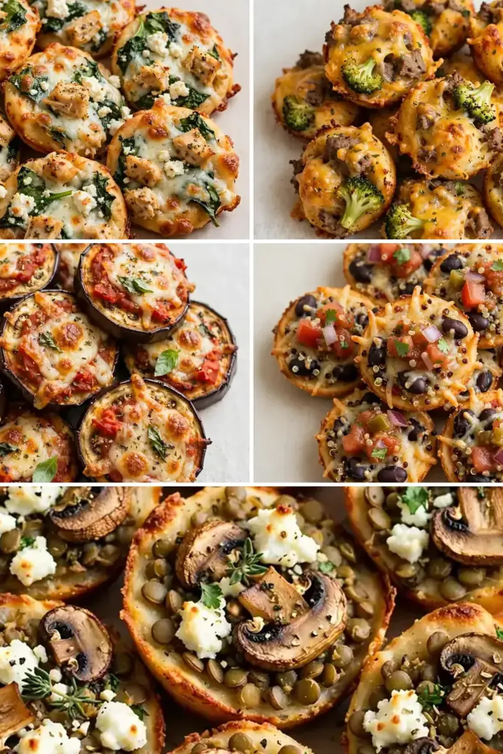 Baked Protein Pizza Bites