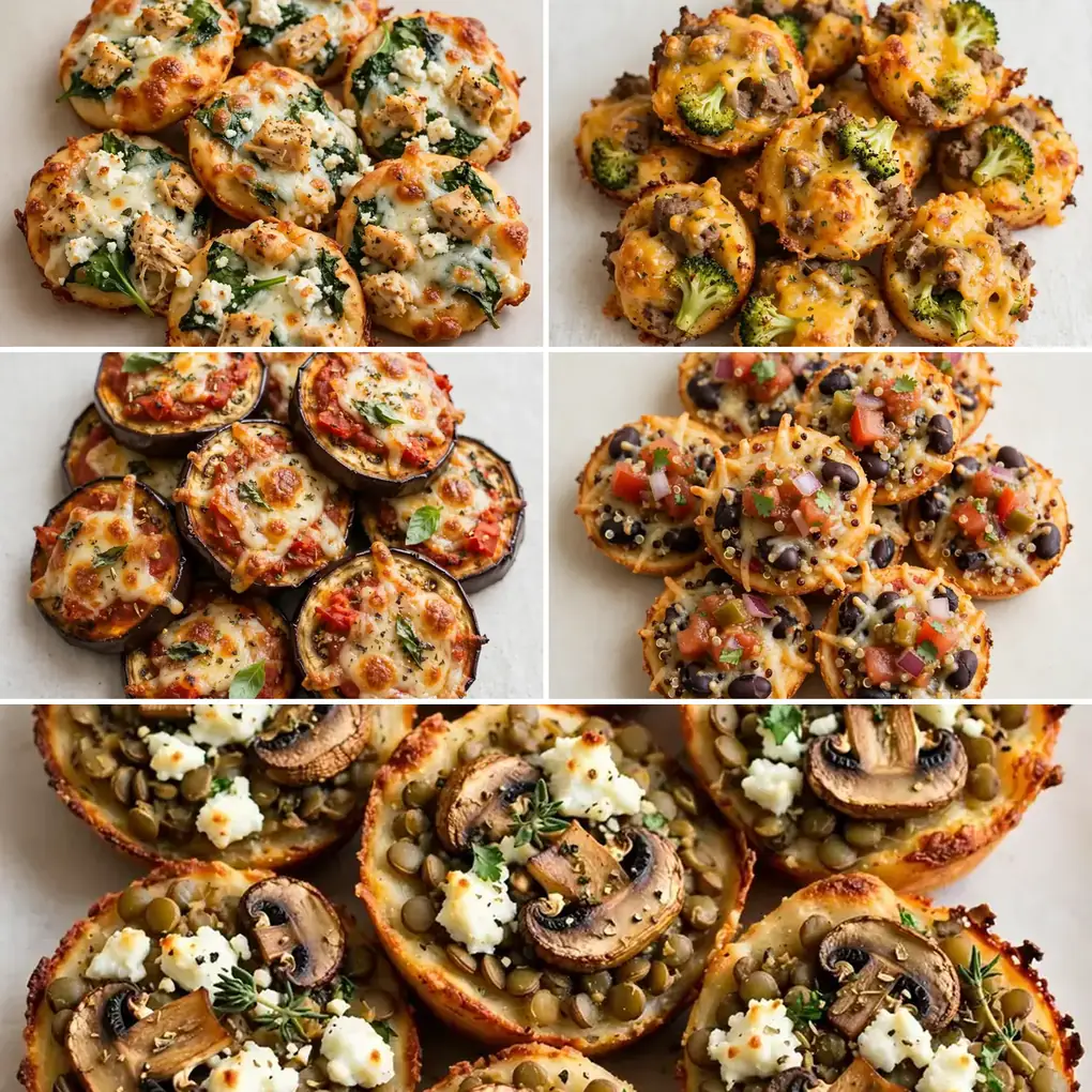 Baked Protein Pizza Bites
