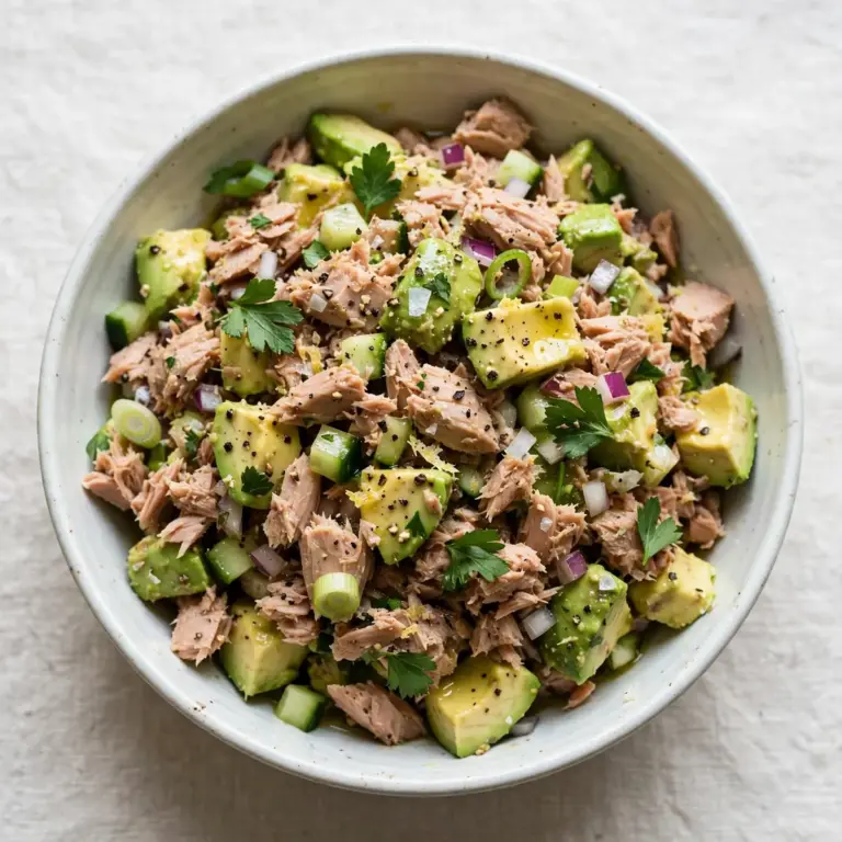 Canned Tuna Avocado Salad