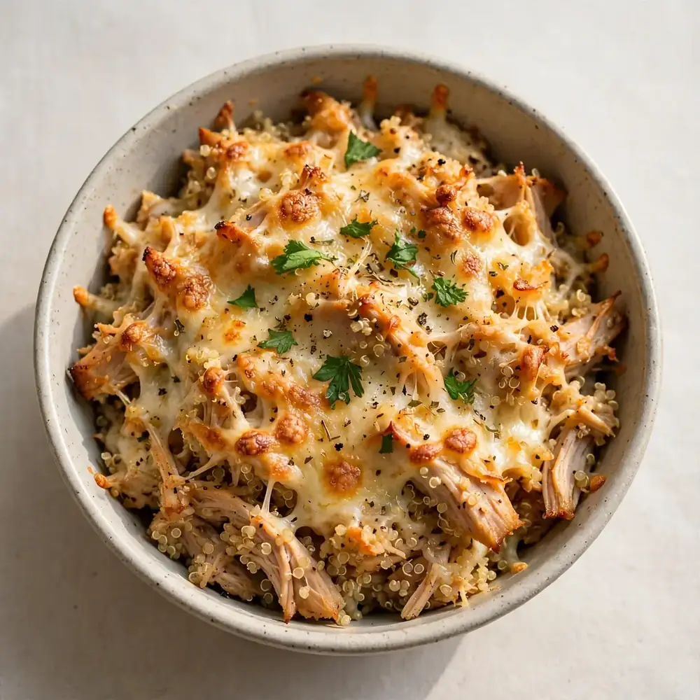 Cheesy Turkey & Quinoa Bake Bowl