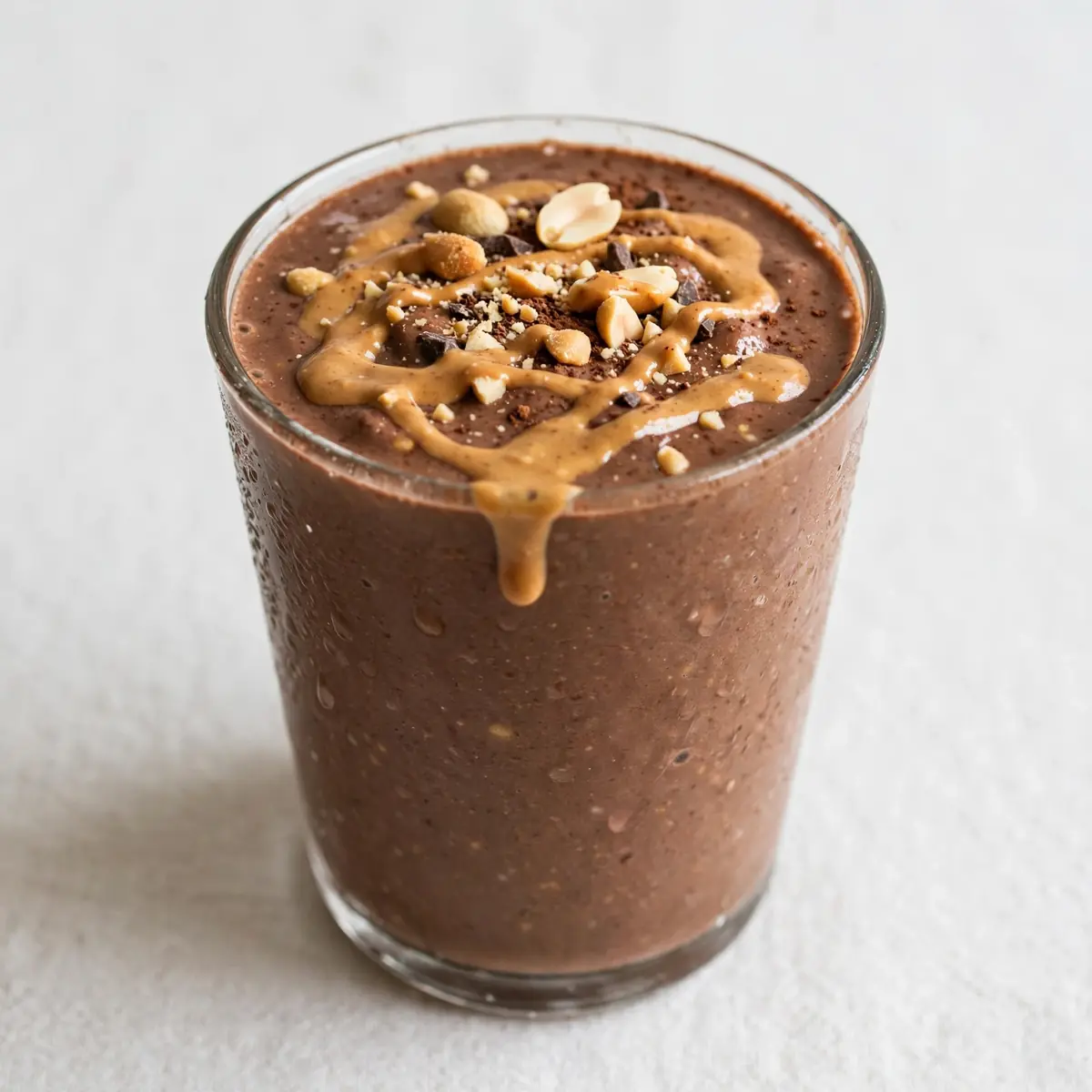 Chocolate Peanut Butter Protein Smoothie