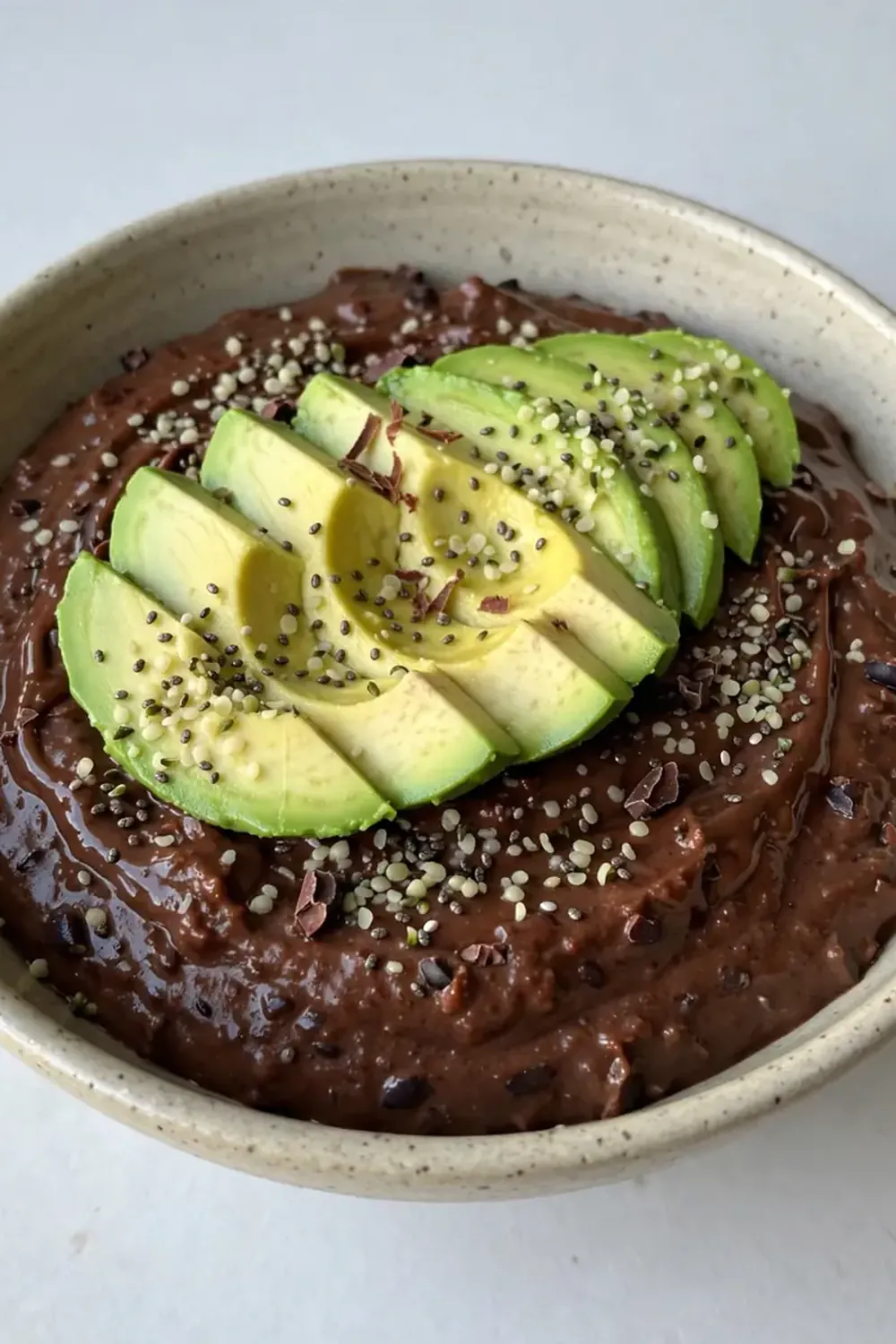 Chocolate Protein Pudding with Avocado
