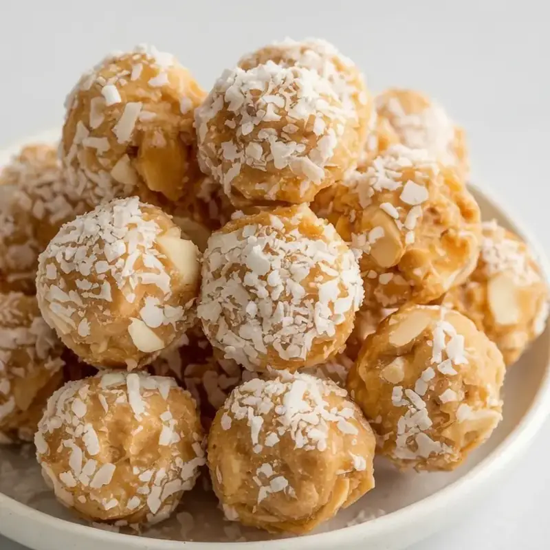 Coconut Almond Protein Bites