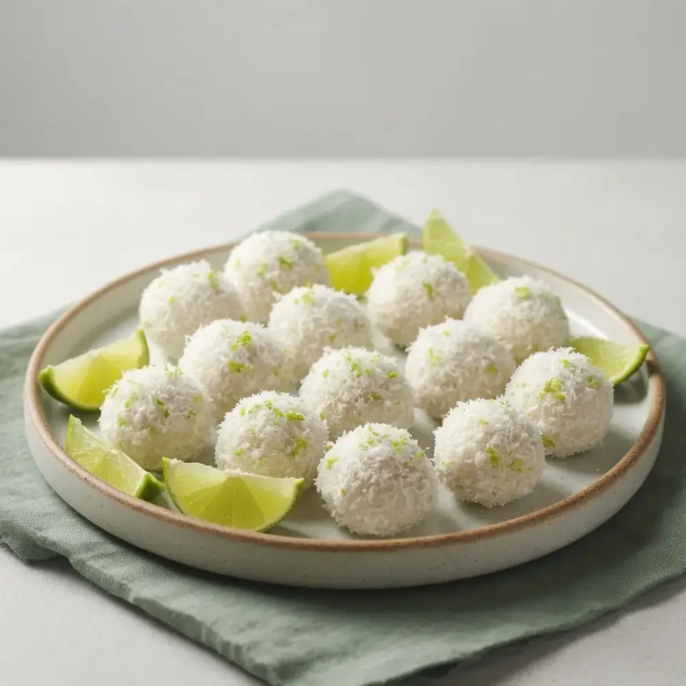 Coconut Lime Protein Bites