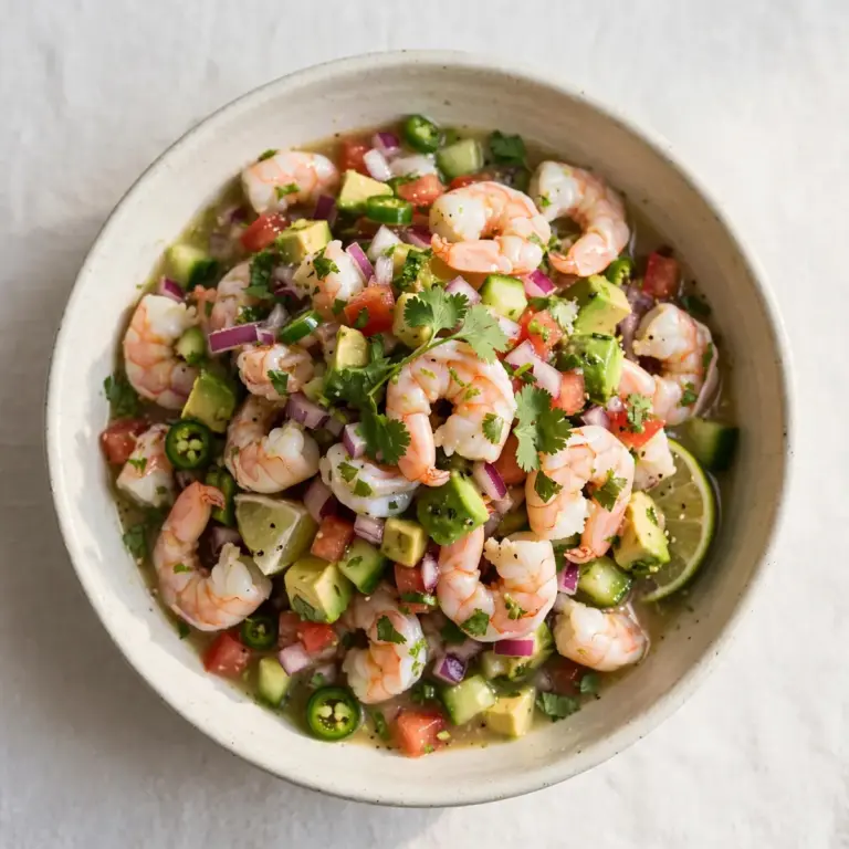 Cold Shrimp Ceviche Recipe