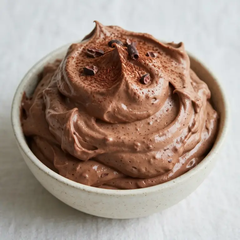 Cottage Cheese Chocolate Protein Mousse