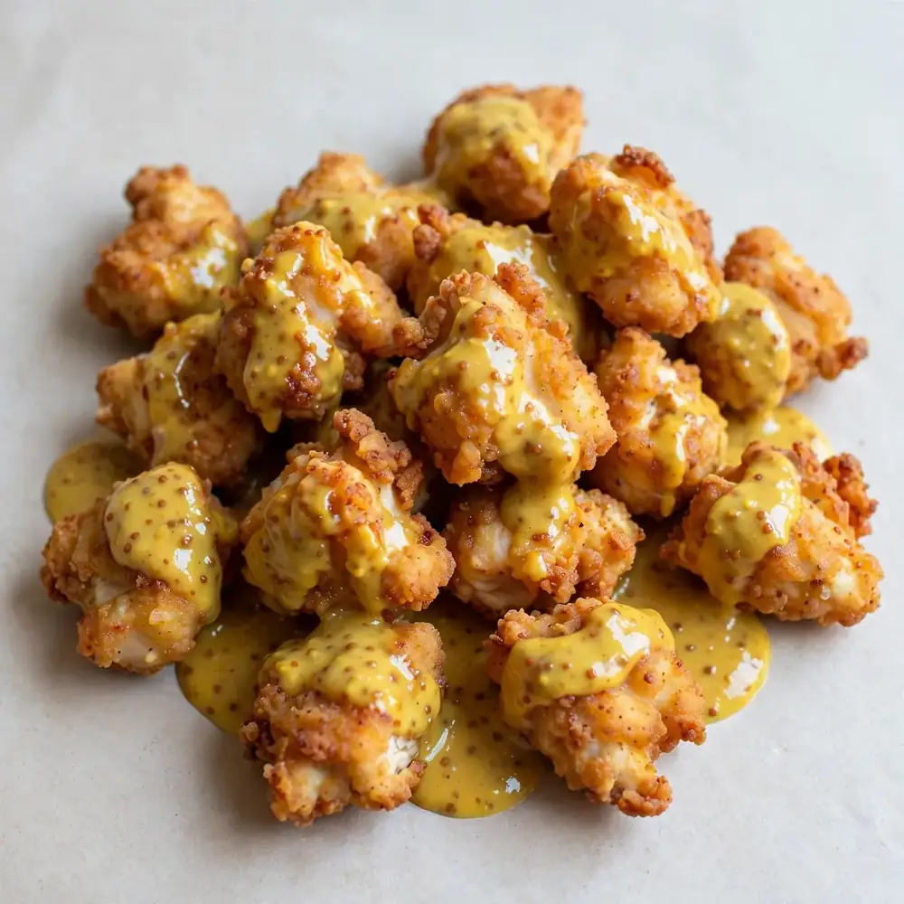 Crispy Chicken Bites with Honey Mustard