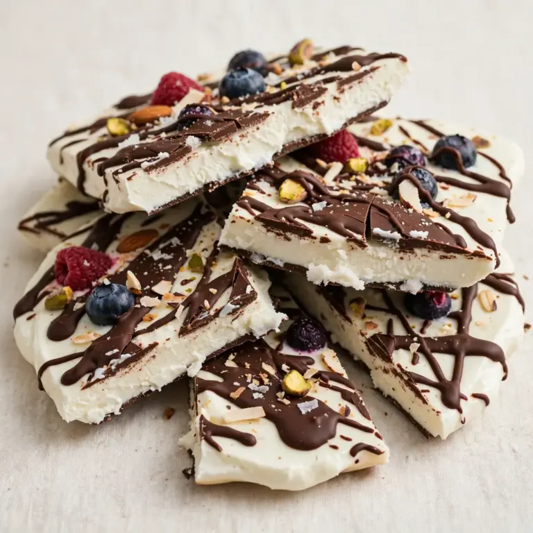 Greek Yogurt Chocolate Bark