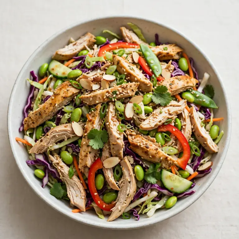 High-Protein Asian Chicken Salad