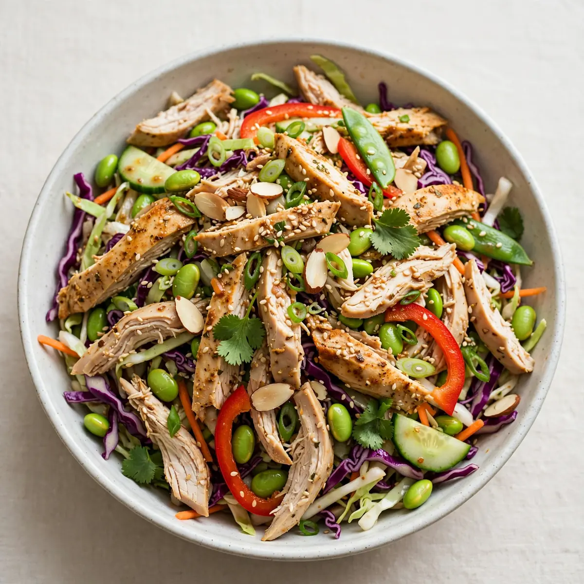High-Protein Asian Chicken Salad