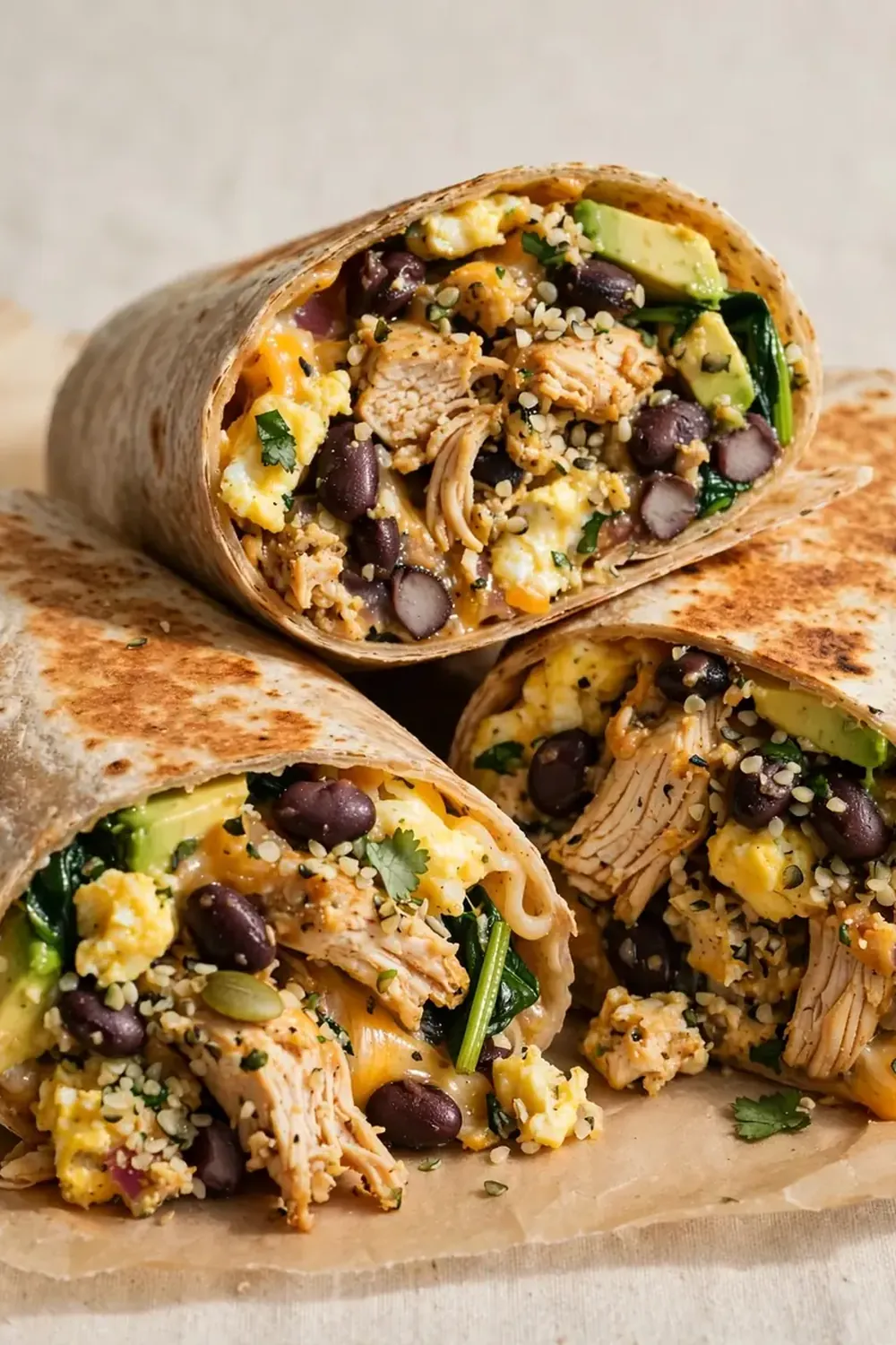 High-Protein Breakfast Burrito Meal Prep