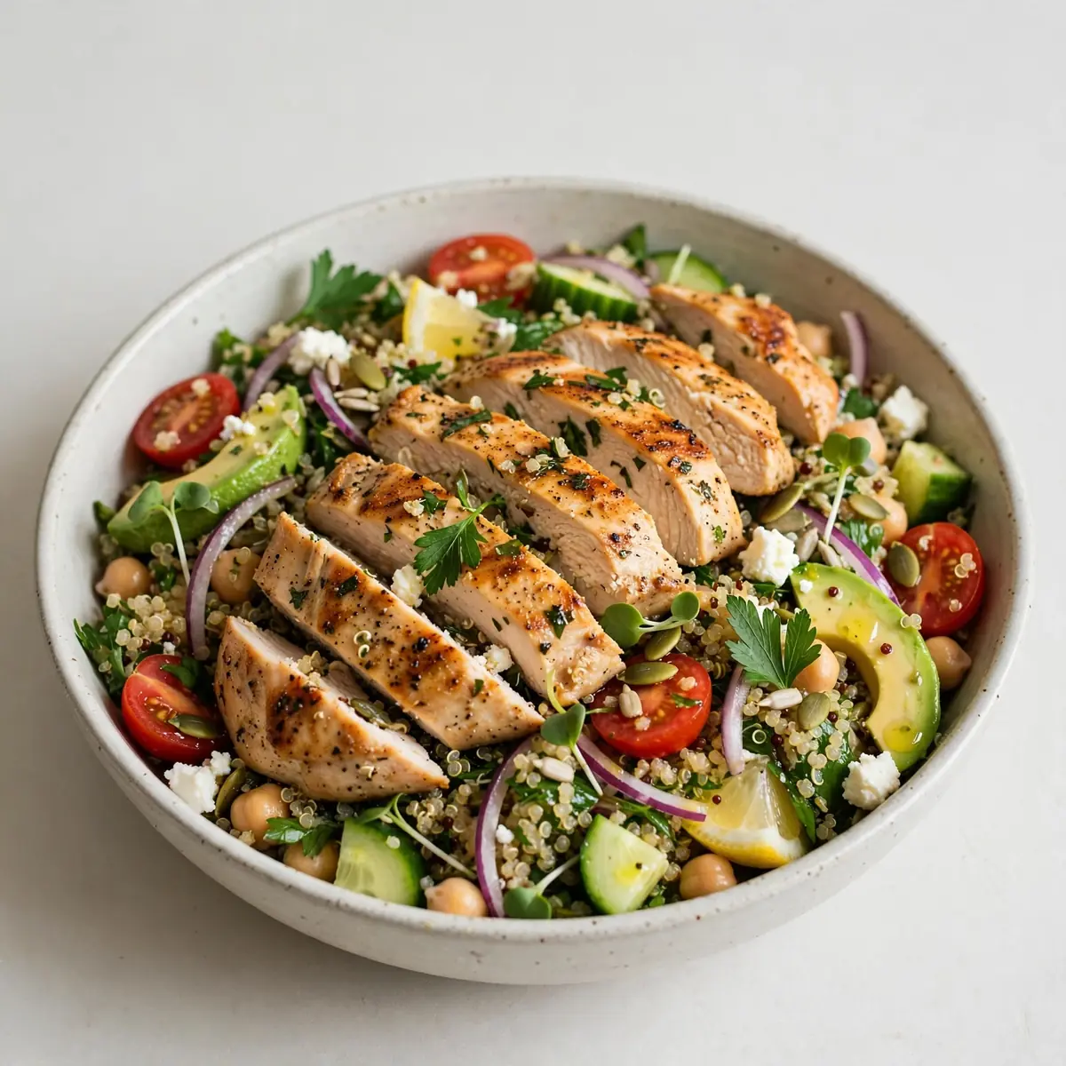 High-Protein Chicken And Quinoa Salad