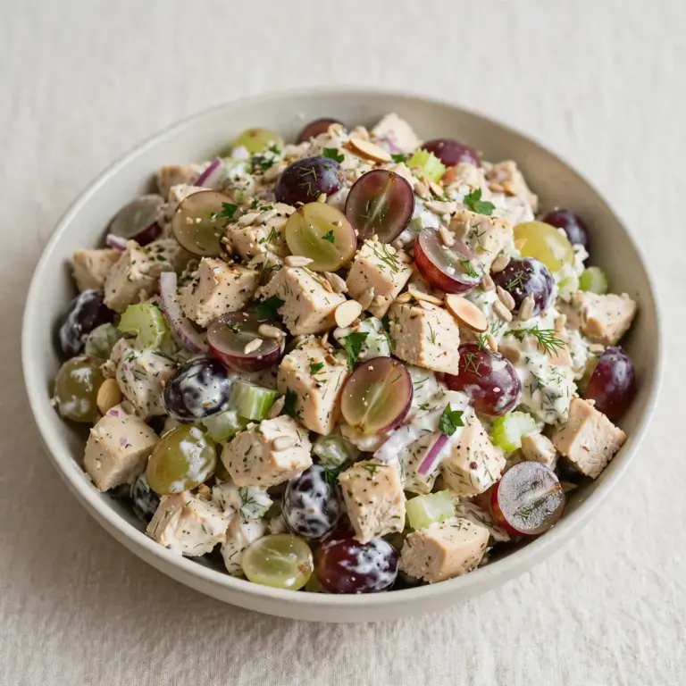 High-Protein Chicken Salad With Grapes