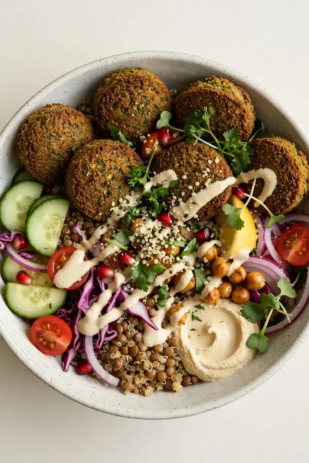 High-Protein Falafel Bowl
