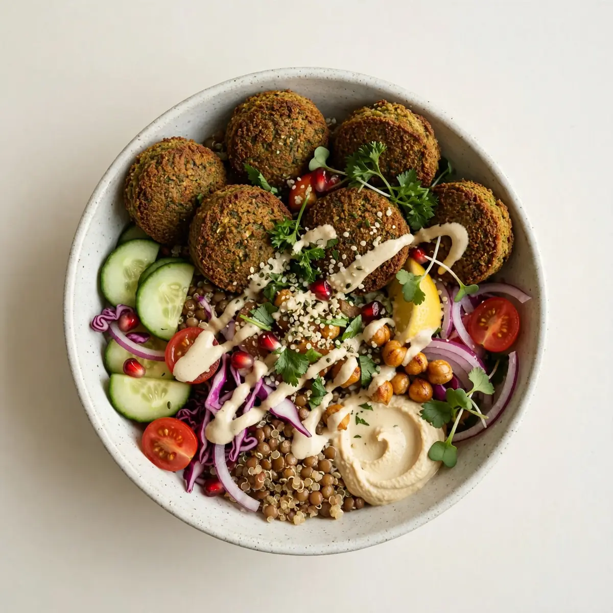High-Protein Falafel Bowl