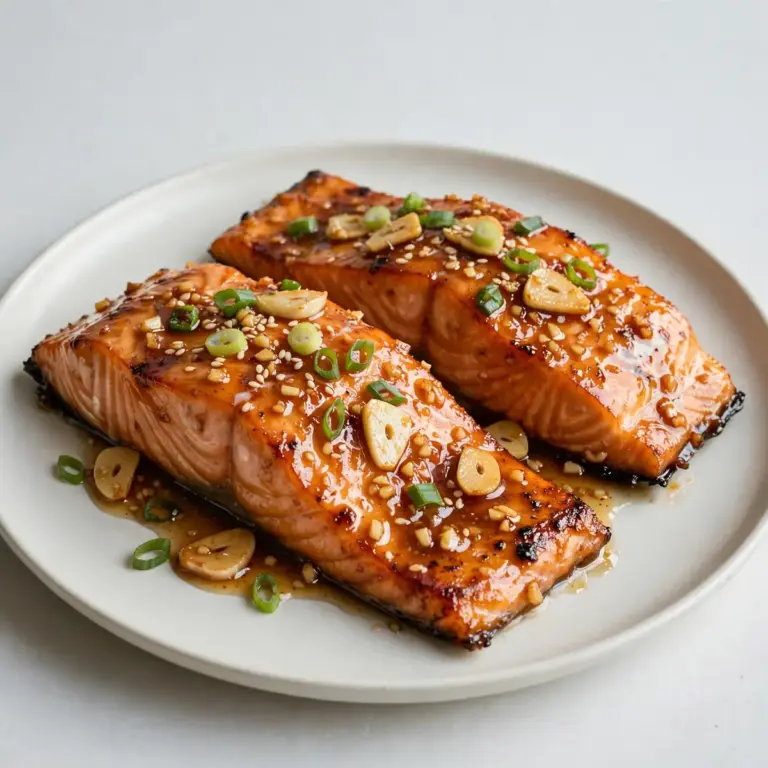 High-Protein Honey Garlic Salmon