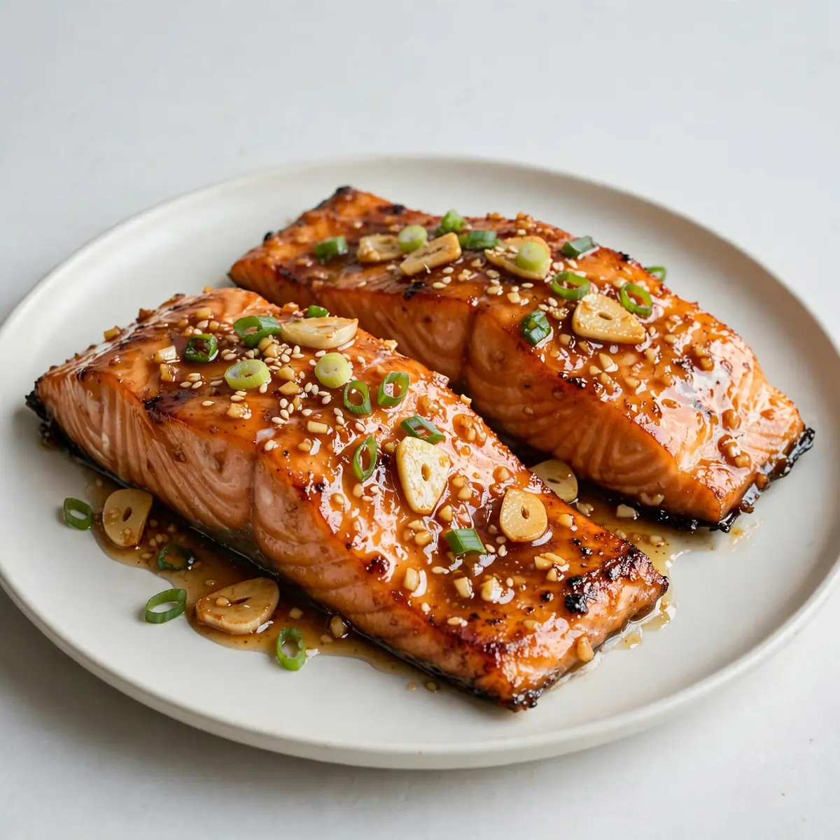 High-Protein Honey Garlic Salmon