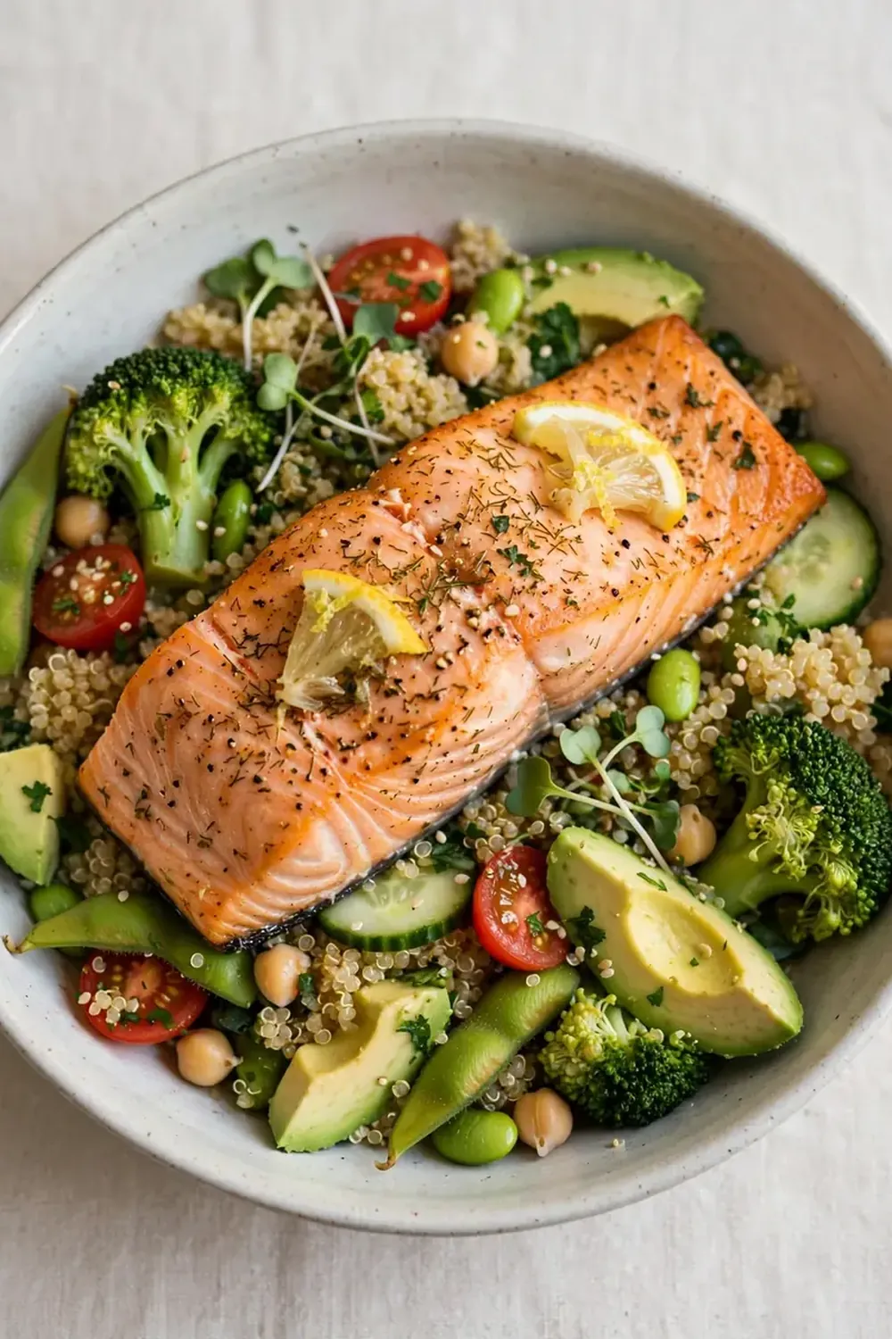High-Protein Salmon and Quinoa Meal Prep