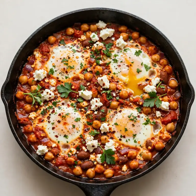 High-Protein Shakshuka With Feta