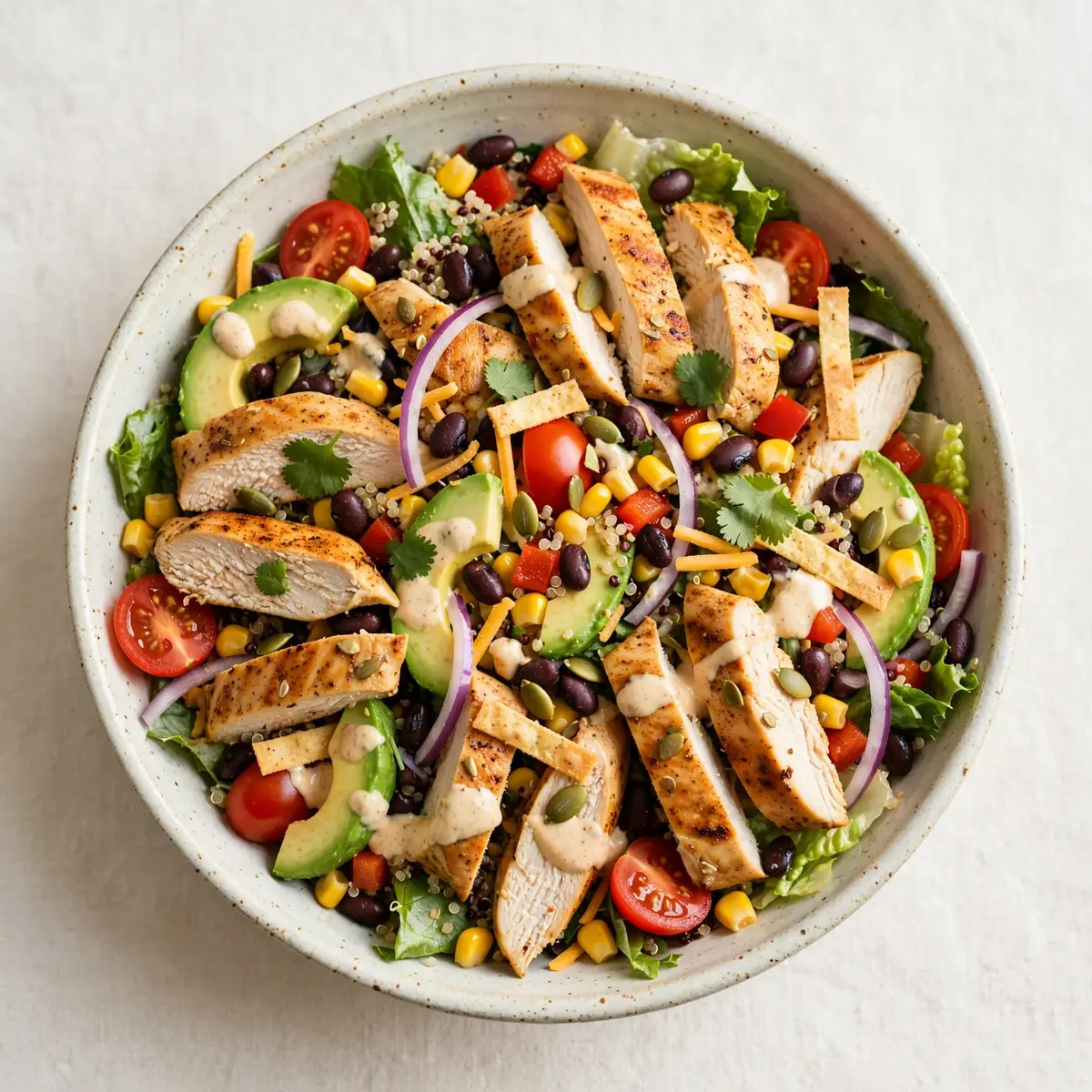 High-Protein Southwest Chicken Salad