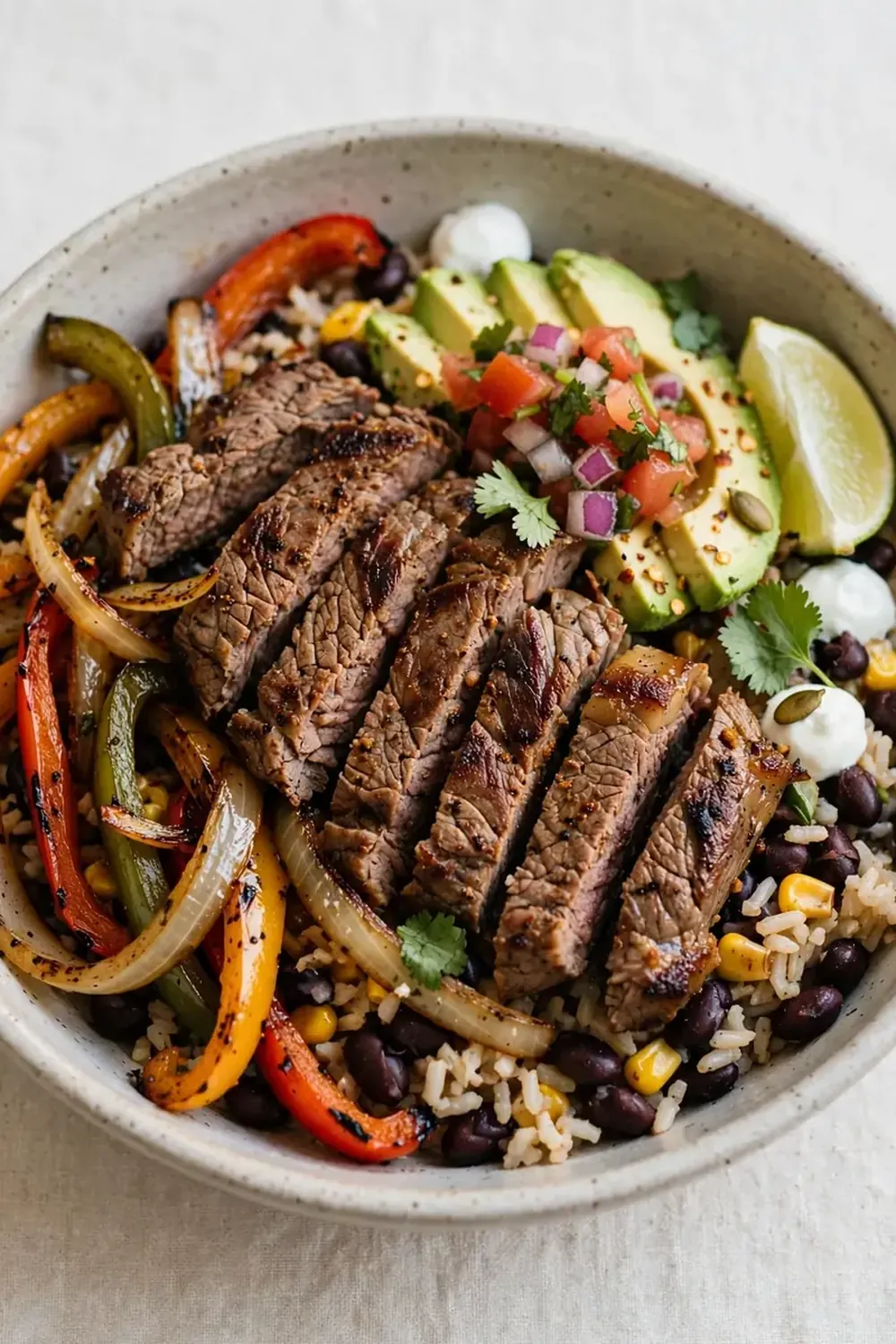 High-Protein Steak Fajita Bowl