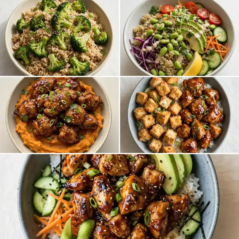 High-Protein Teriyaki Chicken Meal Prep Bowls