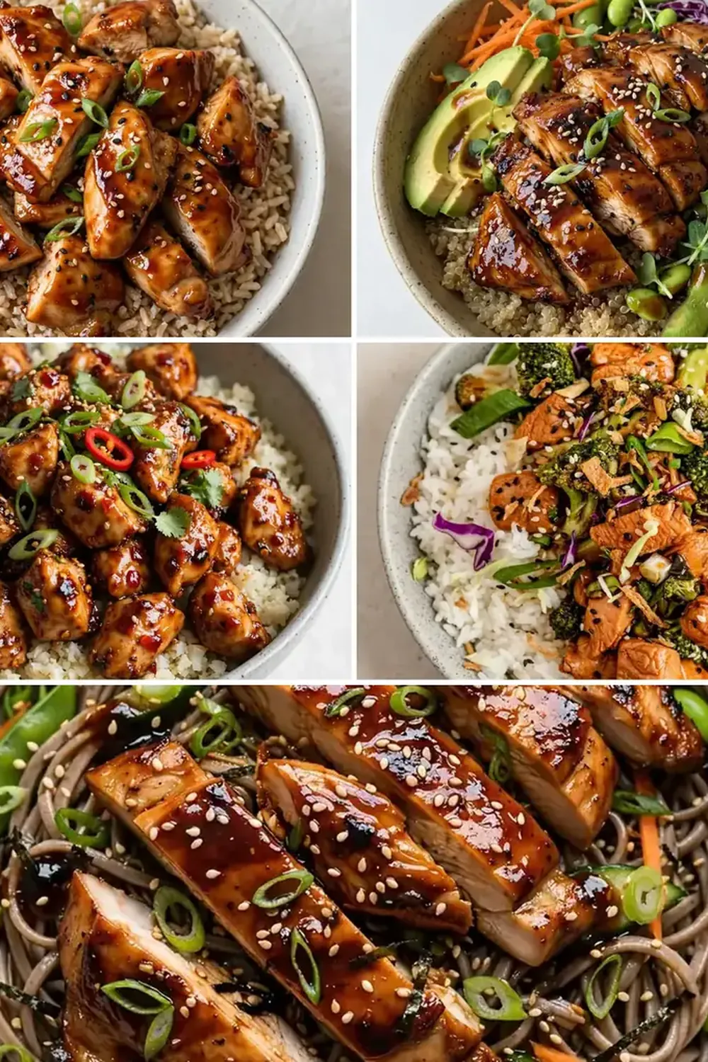 High-Protein Teriyaki Chicken Meal Prep Bowls