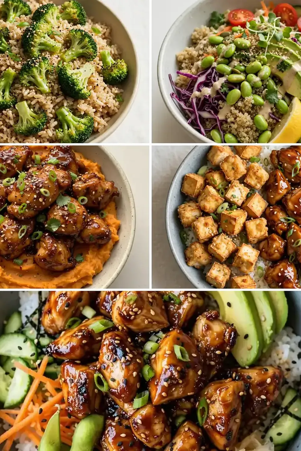 High-Protein Teriyaki Chicken Meal Prep Bowls