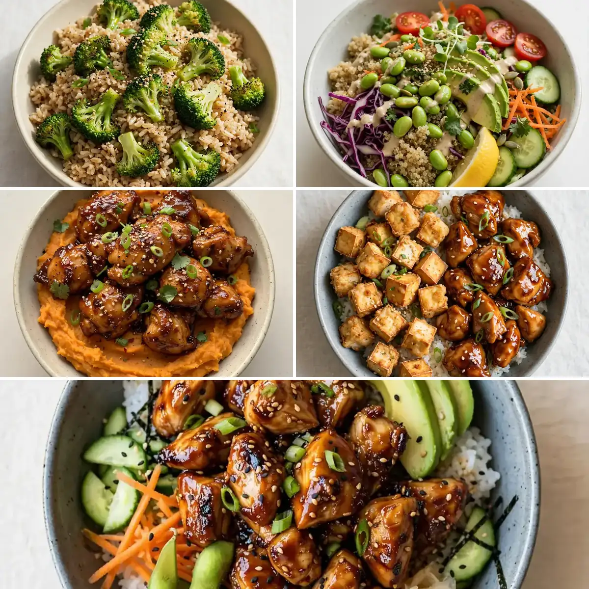 High-Protein Teriyaki Chicken Meal Prep Bowls