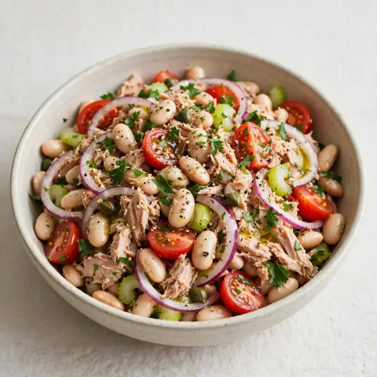 High-Protein Tuna And White Bean Salad