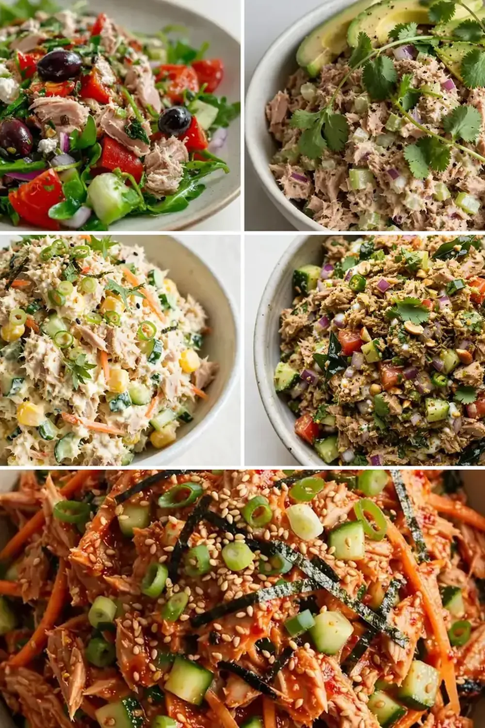 High-Protein Tuna Salad Cucumber Bites