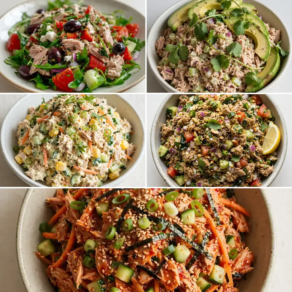 High-Protein Tuna Salad Cucumber Bites