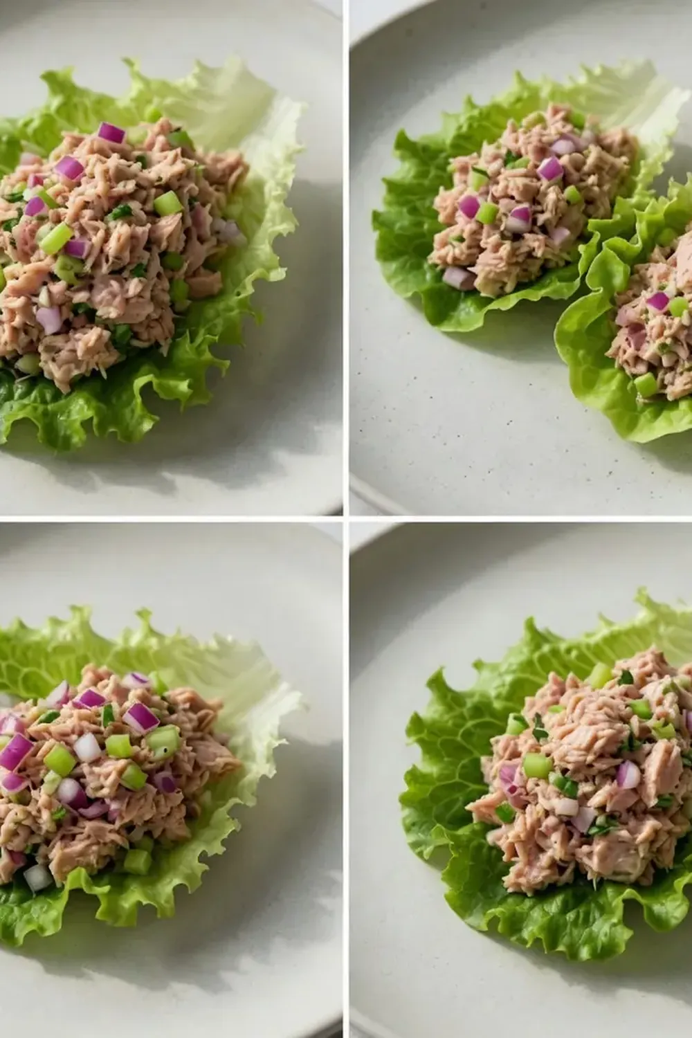 High-Protein Tuna Salad Lettuce Wraps