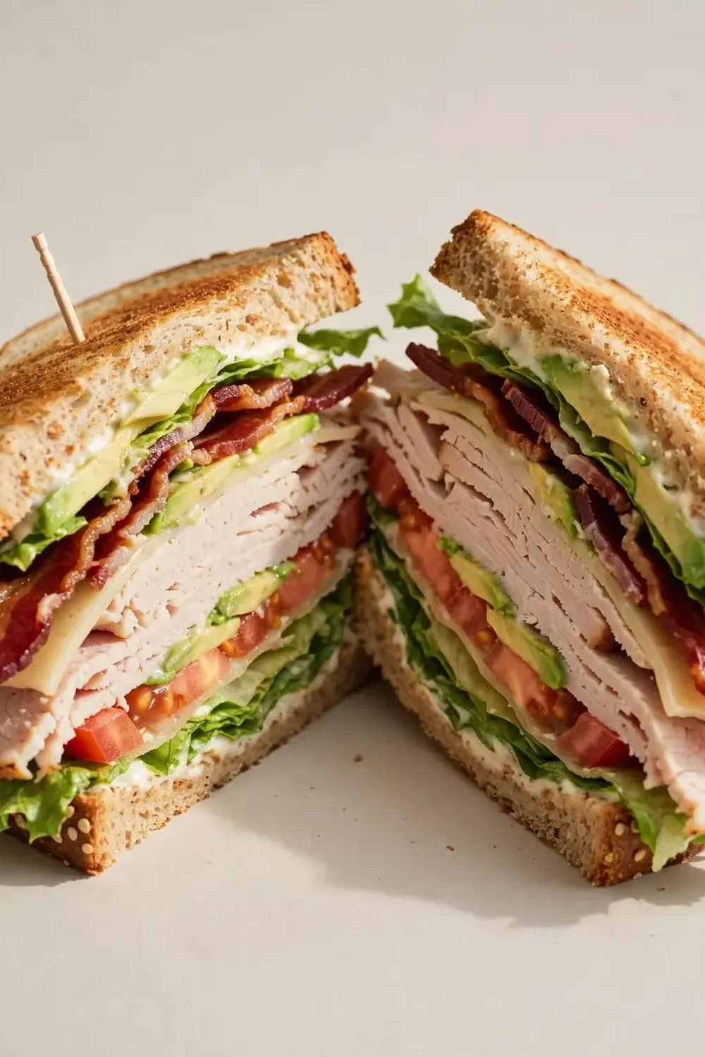 High-Protein Turkey Club Sandwich
