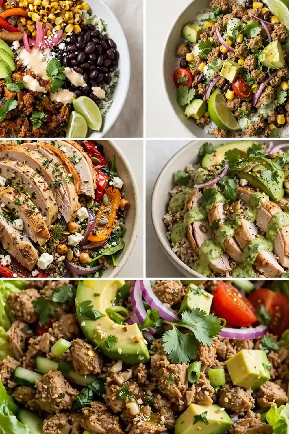 High-Protein Turkey Taco Meal Prep Bowls