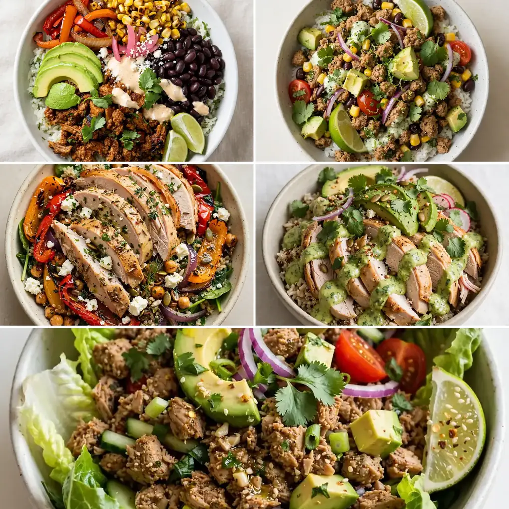High-Protein Turkey Taco Meal Prep Bowls