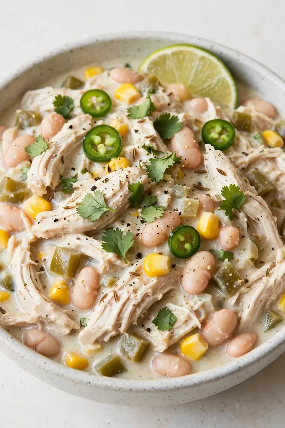 High-Protein White Chicken Chili