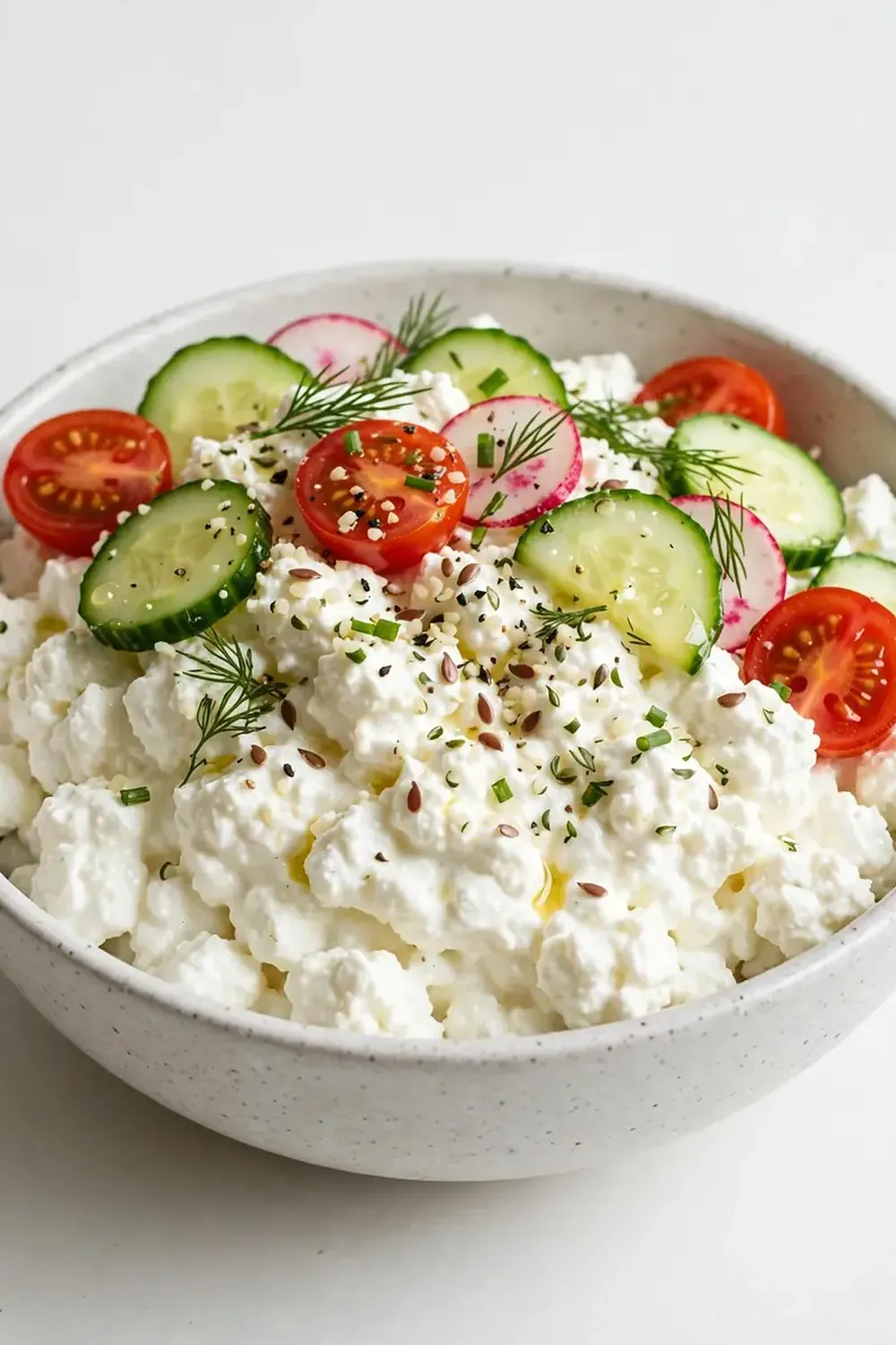 Low-Calorie High-Protein Cottage Cheese Bowl