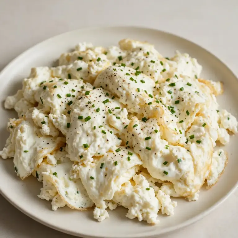 Low-Calorie High-Protein Egg White Scramble