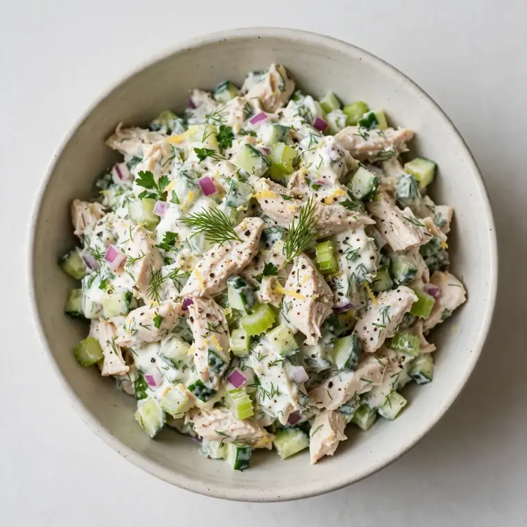 Low-Calorie High-Protein Greek Yogurt Chicken Salad