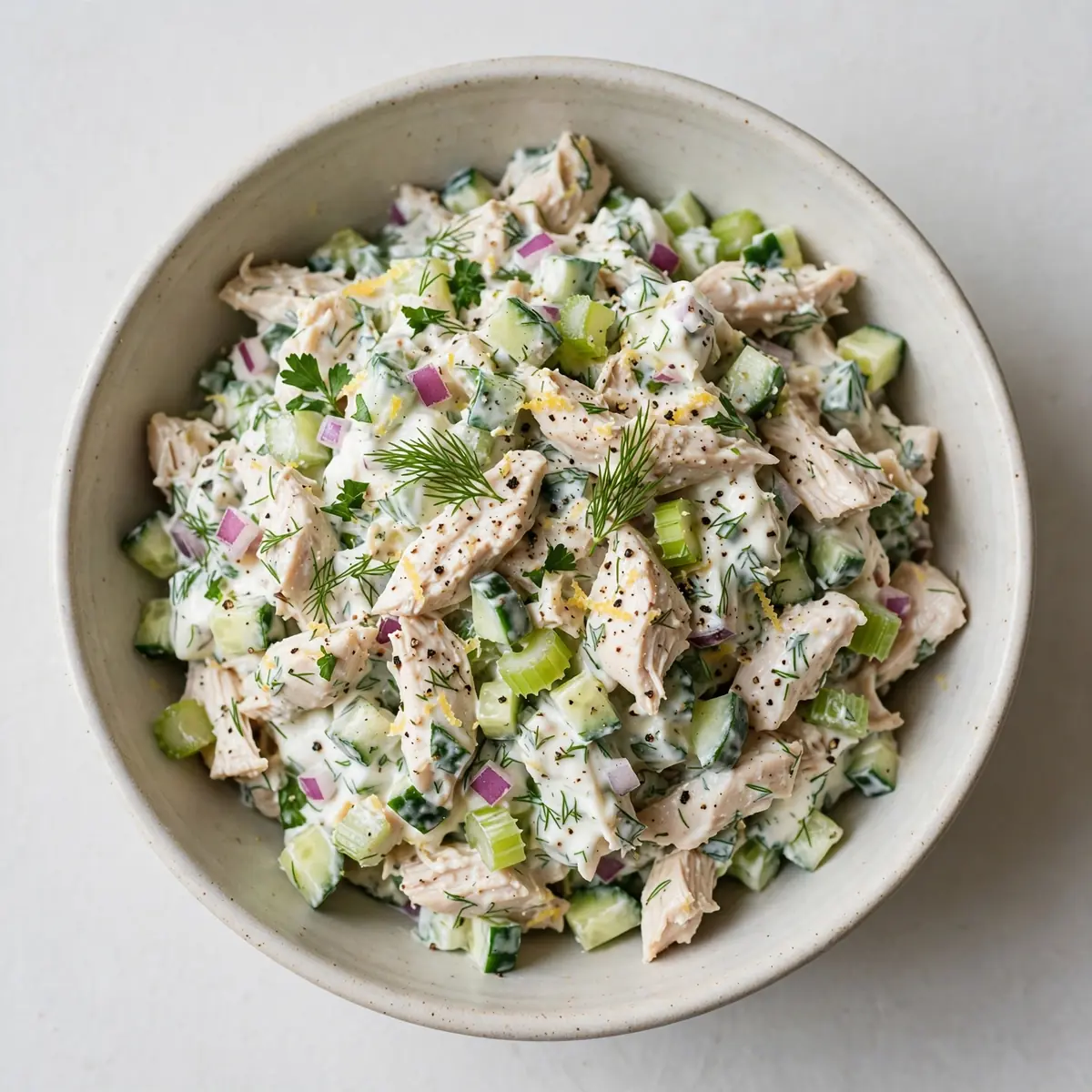 Low-Calorie High-Protein Greek Yogurt Chicken Salad