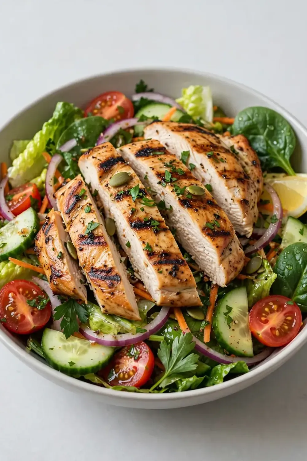 Low-Calorie High-Protein Grilled Chicken Salad