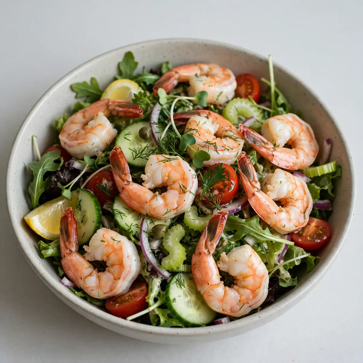 Low-Calorie High-Protein Shrimp Salad