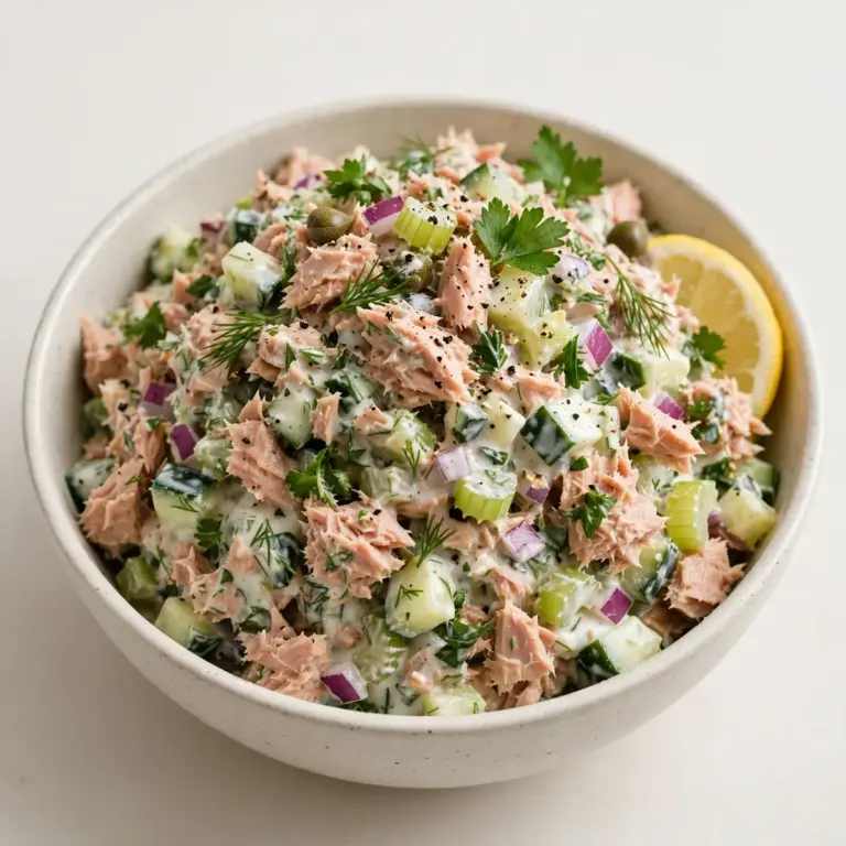 Low-Calorie High-Protein Tuna Salad