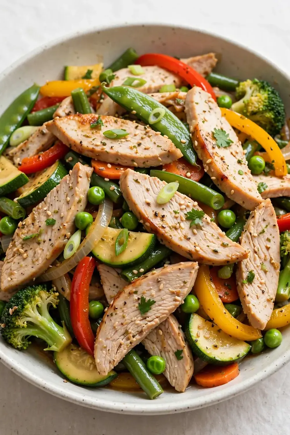 Low-Calorie High-Protein Turkey and Vegetable Stir-Fry