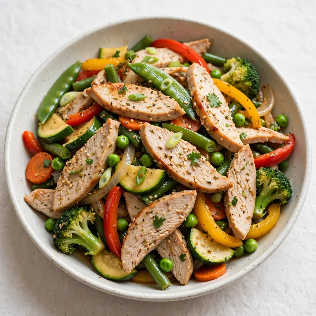 Low-Calorie High-Protein Turkey And Vegetable Stir-Fry