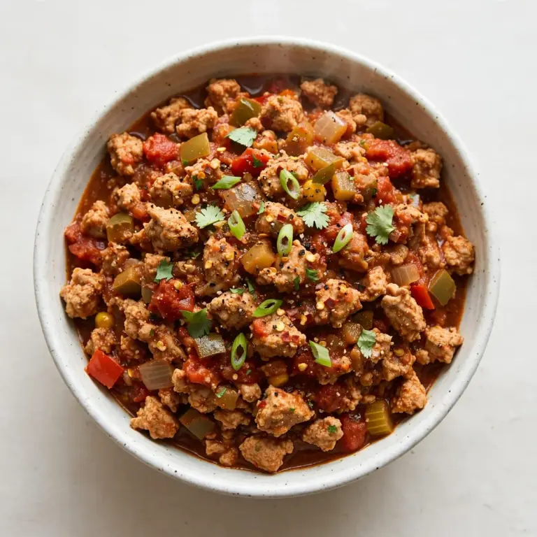 Low-Calorie High-Protein Turkey Chili